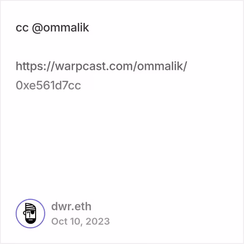 DWR Cast #a7a76996 - Posted at 10/10/23 11:09 AM
