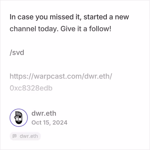 DWR Cast #1b9ac427 - Posted at 10/15/24 01:10 PM