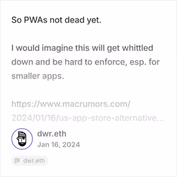 DWR Cast #fea23740 - Posted at 01/16/24 02:56 PM