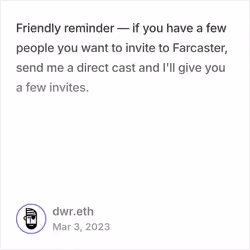 DWR Cast #51dc2f1d - Posted at 03/02/23 04:24 PM