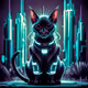 Futuristic cat