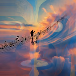Harmony of music tune