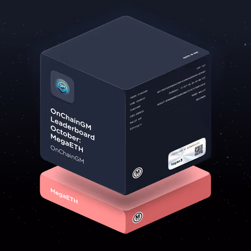 OnChainGM Leaderboard October: MegaETH