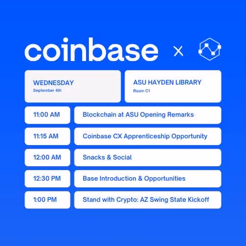 Ticket for Coinbase x Blockchain at ASU: Student Opportunities
