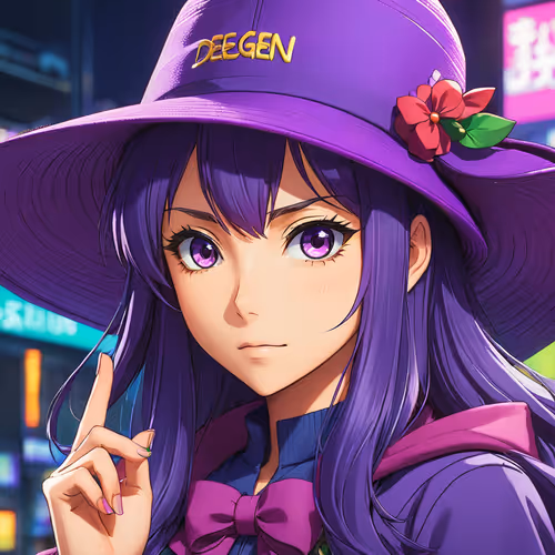 Purple cloat