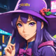 Purple cloat