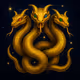 Twin-Tailed Tri-Headed Dragon