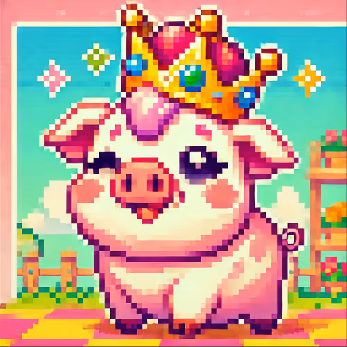 Crown Me Silly Pig!