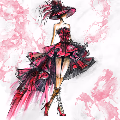 Haute Couture Sketches