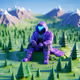 Farcaster OG in a low poly world