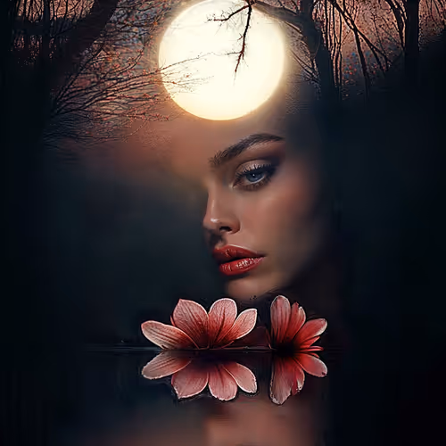 Moonlit Reflection
