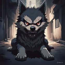 Based Angry Dog
