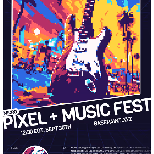 Pixel Music Fest Poster