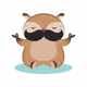 masculine hamster