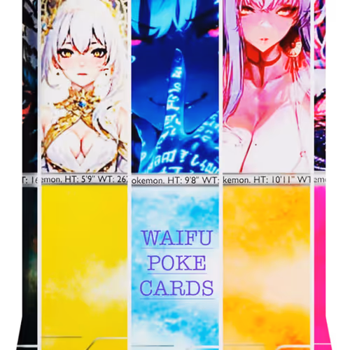 Waifu  Poke Cards