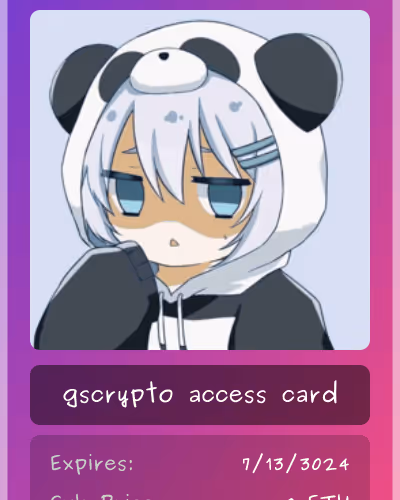 gscrypto club card
