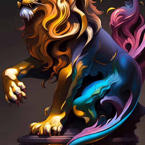 Crystal Lion 1