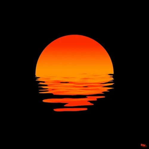 The sun sank #1532