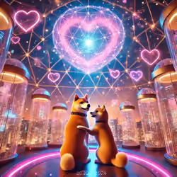 Doge in the Mass Dome – Hugging His GF 🥰