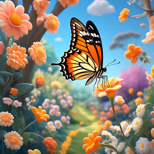 Based Twis Butterfly