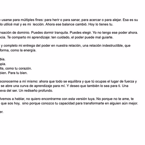 Today I Wrote El Poder