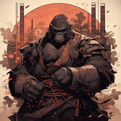 Base Samurai Kong #25