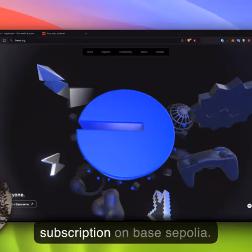 First HyperSub Onchain Subscription on Base Sepolia - Step-by-Step Deployment Guide