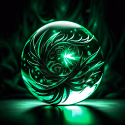 Glass ORB / Base #22
