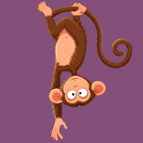 Hanging Monkey #93