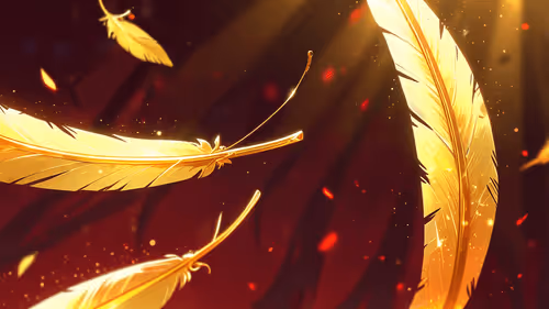 golden feathers