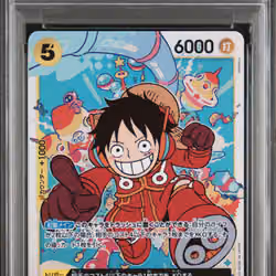 2024 #109 Monkey D. Luffy PSA 10 One Piece Japanese OP07-500 Years in the Future