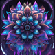 neon flower