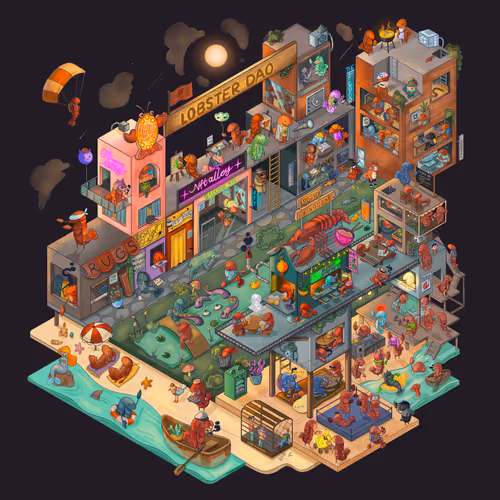 LobsterDAO x SpookAsem commemorative drop