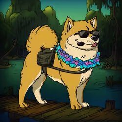 Based Sunglasses Dog #3