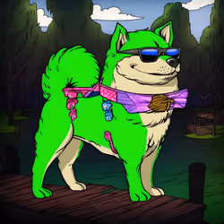 Based Sunglasses Dog #5