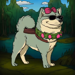 Based Sunglasses Dog #109