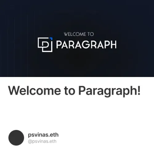 Welcome to Paragraph! #0