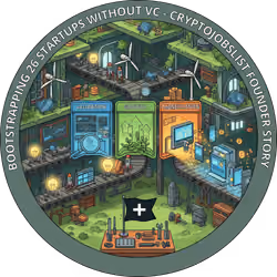 Bootstrapping 26 startups without VC - CryptoJobsList Founder Story | Network School August 2025