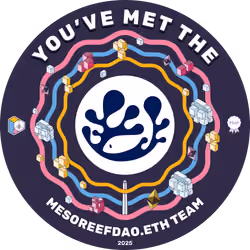 You've met the MesoReefDAO.eth team during Devconnect 2025