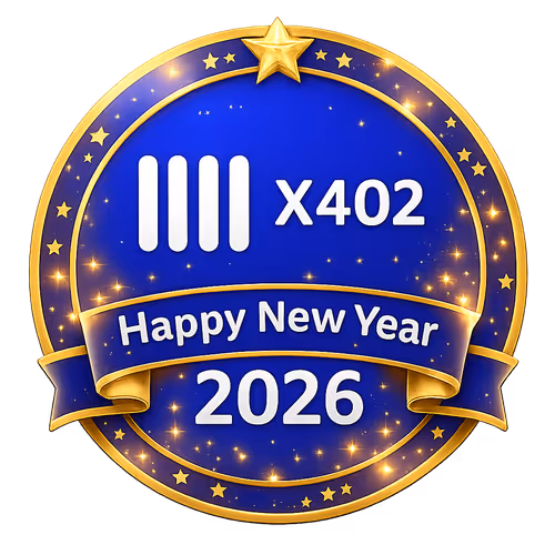 X402 New Year 2026 Badge Edition