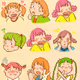 Heartwarmingly cute Childrens illustration emoji