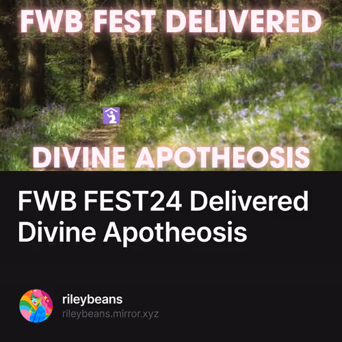 Fwb Fest24 Delivered Divine Apotheosis