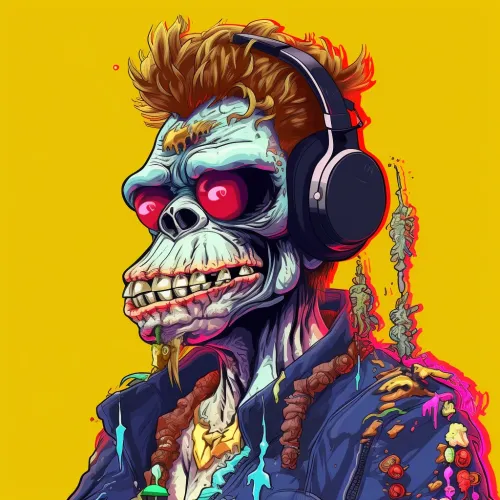 Zombie Apes 25 logo