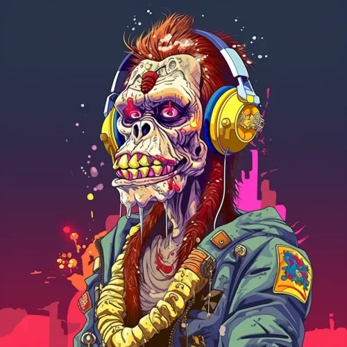 Zombie Apes 25 logo