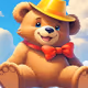 Happy Sitting Bear