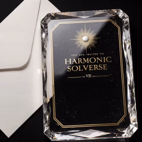 HARMONIC SOLVERSE VR LAUNCH EVENT INVITE