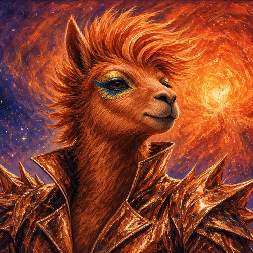 Stardust Alpaca #13 — Solar Flare Sovereign