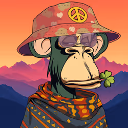 Hippie Based Bored Ape #801