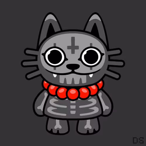 Mad Lucky Cat By Dr0psh0p