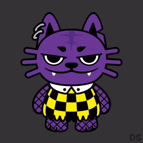 Mad Lucky Cat By Dr0psh0p
